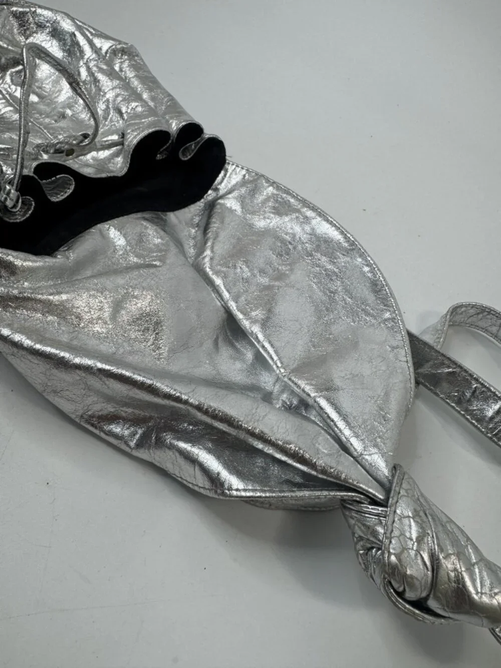 L.J. Simone metallic silver